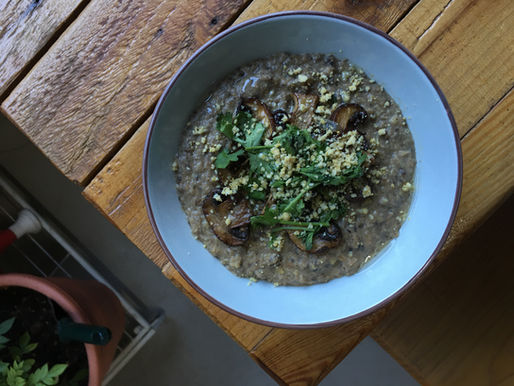 CREAMY SHROOM SOUP #FOODRESCUE