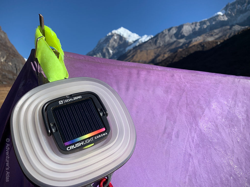 GOALZERO CRUSH LIGHT - SOLAR POWERED