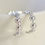 Thumbnail: Dainty Flower Hoop Earrings