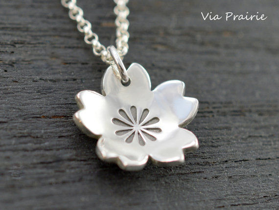 Thumbnail: Sakura pendant (cherry blossom pendant)