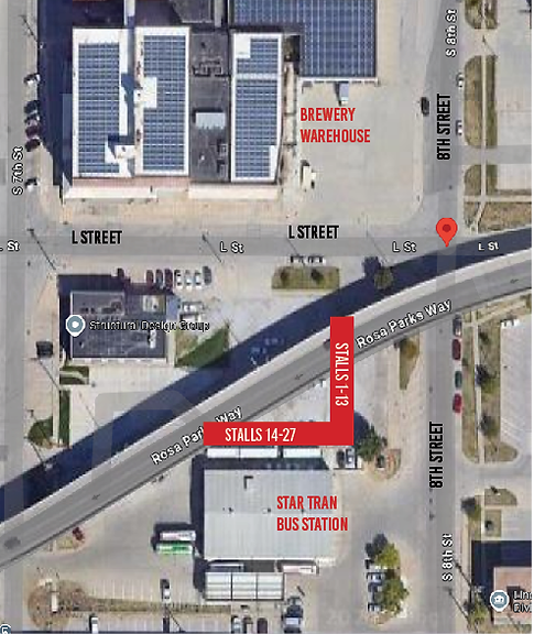 Lot B map parking