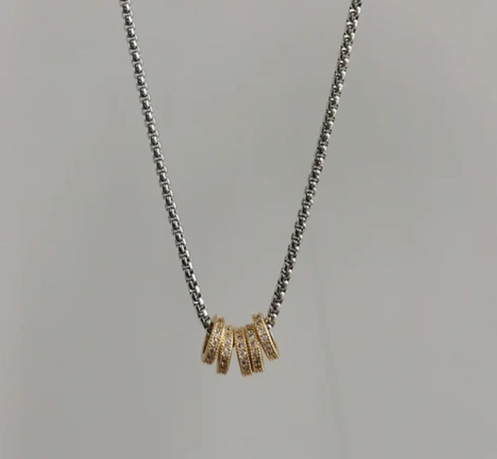 Thumbnail: Closet Set "Just the 5 or Us" & "Why Not 2" - Bichrome Necklace
