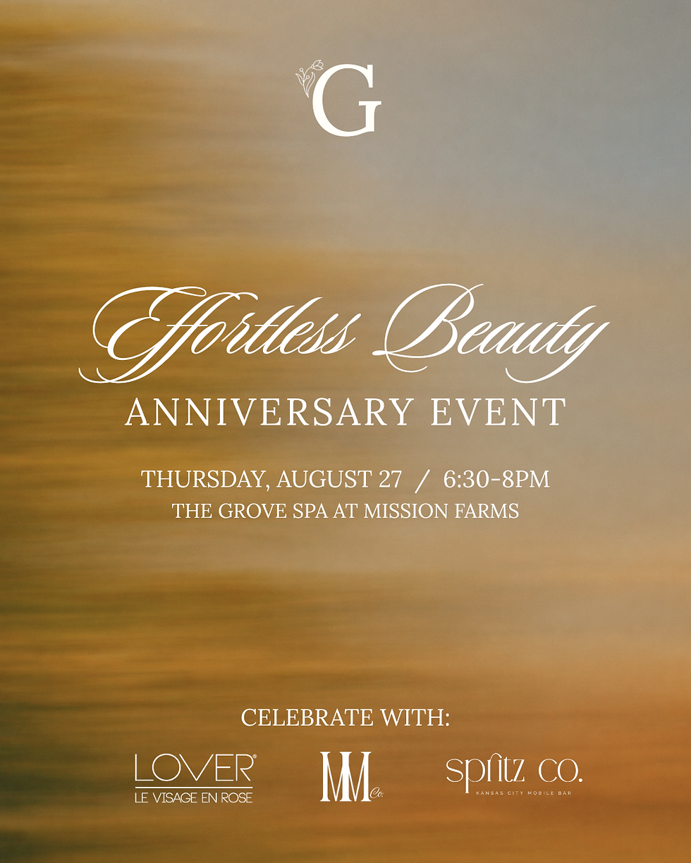 Effortless Beauty Anniversary Event by The Grove Spa