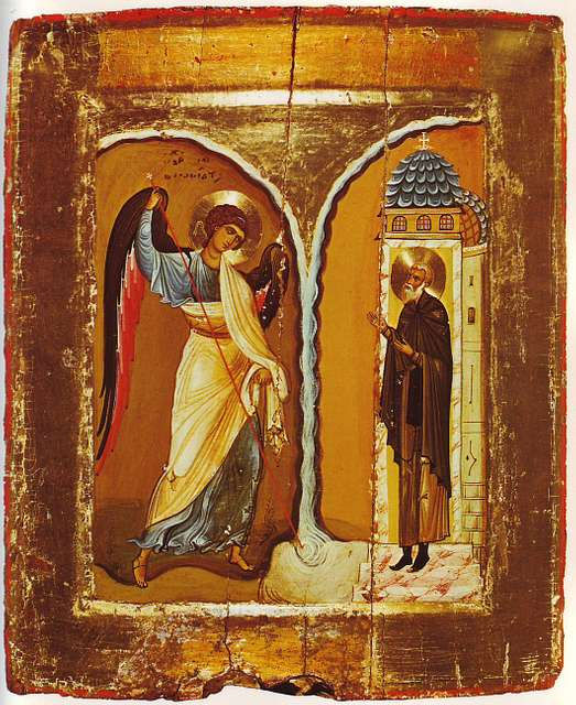 Archangel Michael redirecting Lycus River