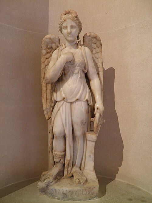Statue of goddess Nemesis