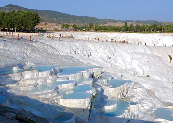 Travertine limestone of Hierapolis