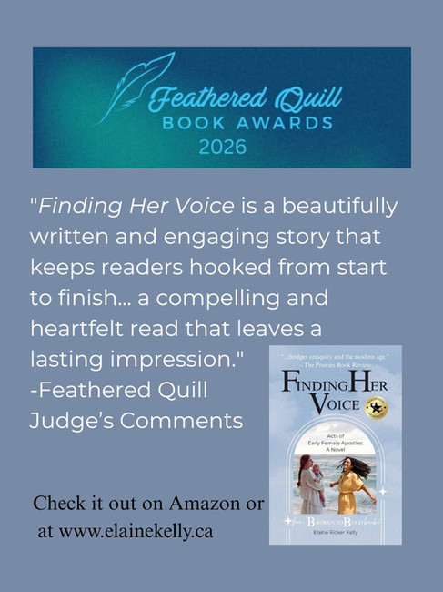 Finding Her Voice receives praise from judges at Feathered Quill Book Awards