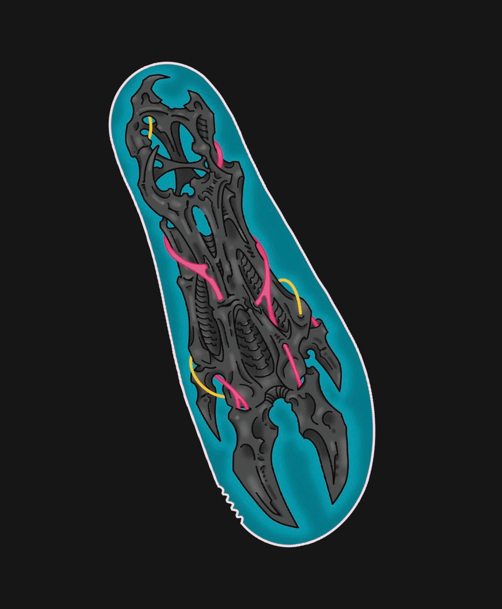 BIO-MECH DINOSAUR FOOT