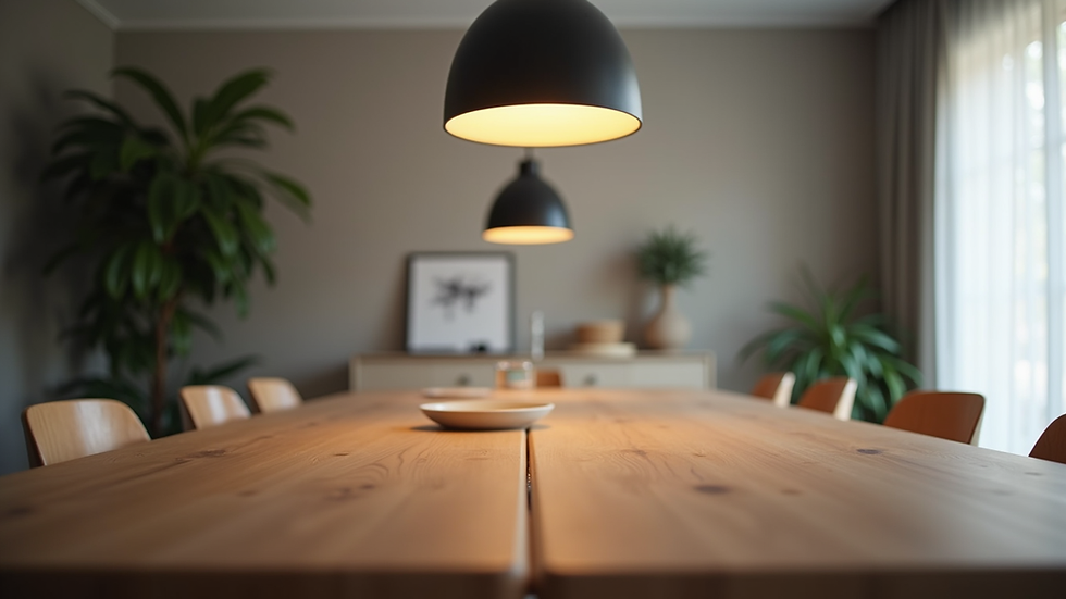 תאורה לפינת אוכל מעוצבת: איך לבחור את התאורה המושלמת