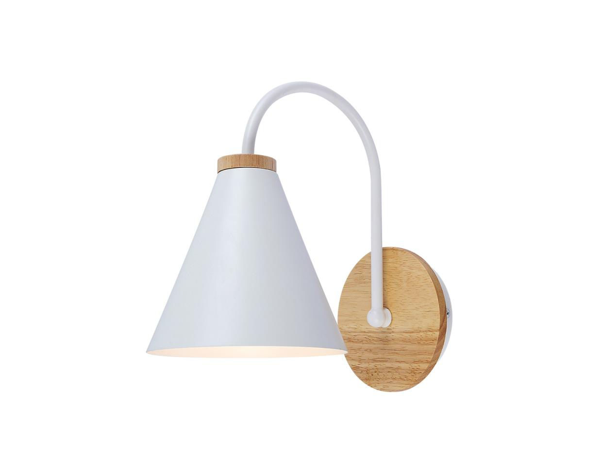  לוקה קיר שילוב עץ לבן 