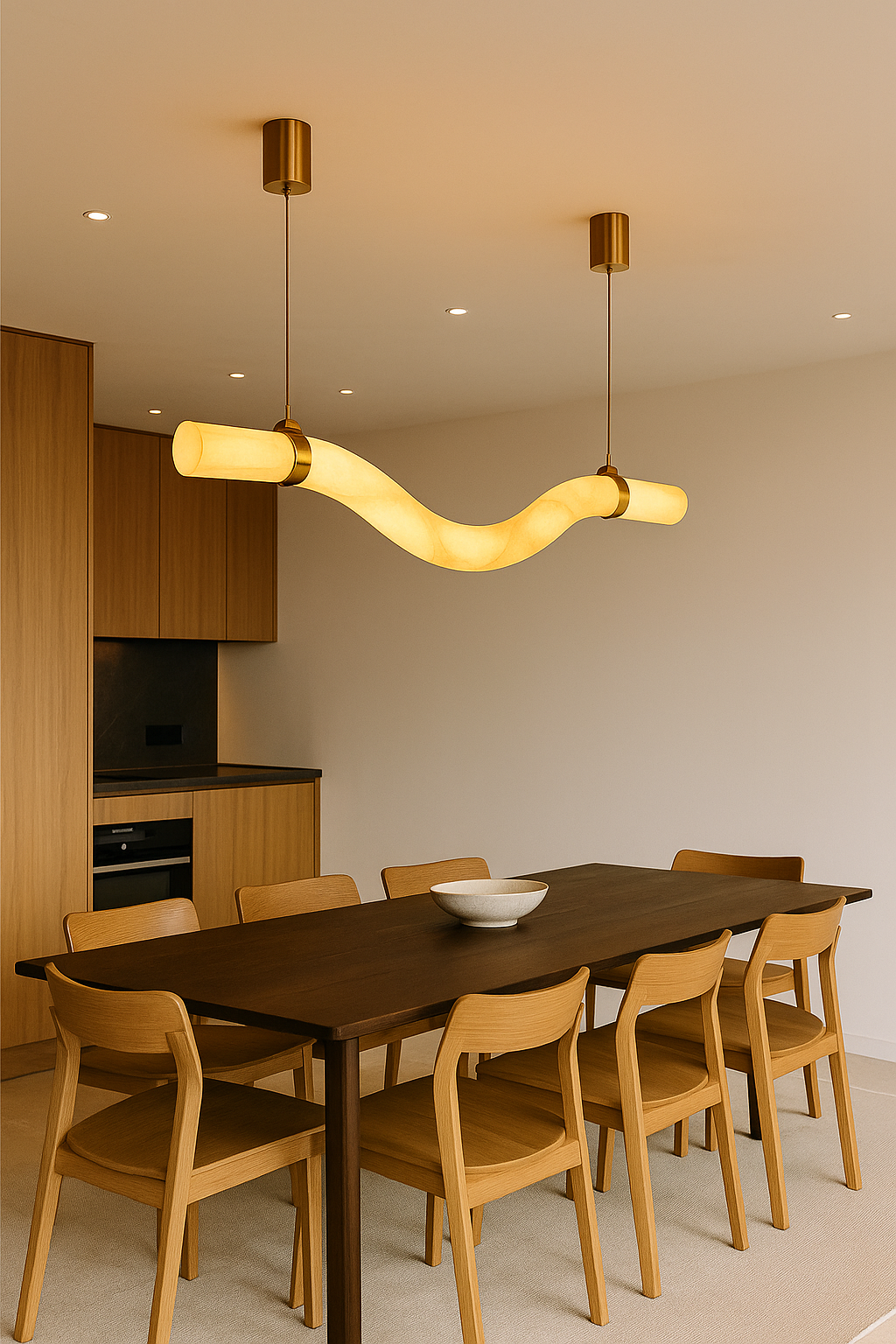 סוניק תליה אלגנטי דמוי שיש 