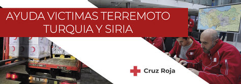 Colabora con Cruz Roja Española para ayudar a las víctimas del terremoto de Turquía y Siria