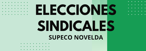 ELECCIONES SINDICALES SUPECO NOVELDA DE SUPERMERCADOS CARREFOUR