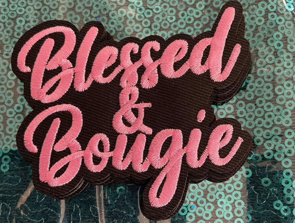 Thumbnail: Blessed & Bougie Iron Patches