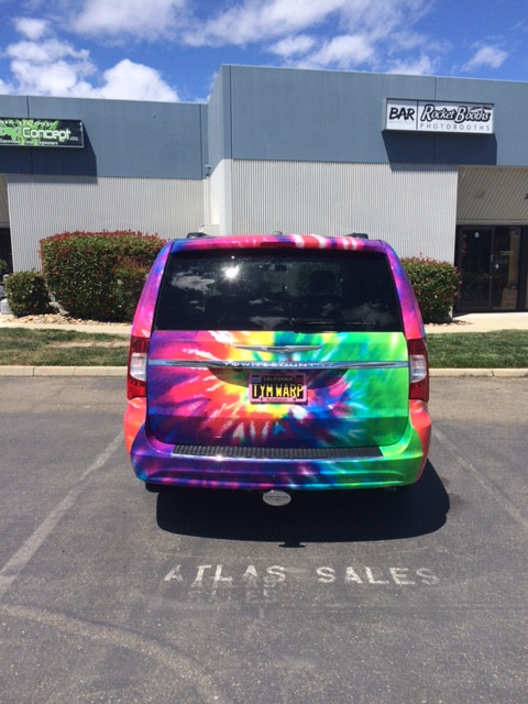 Dodge Caravan color change Wrap