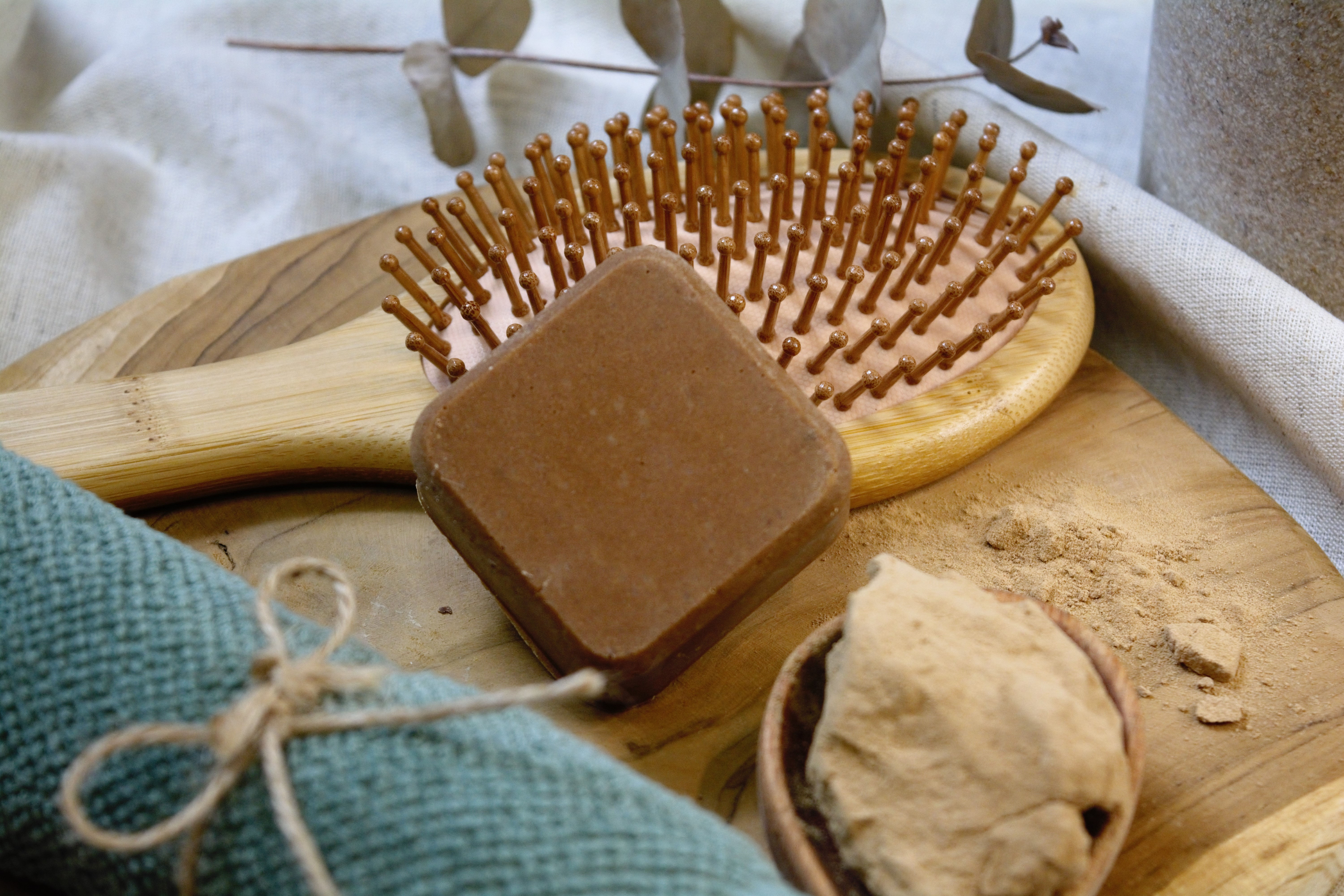 Shampoing solide fortifiant au romarin