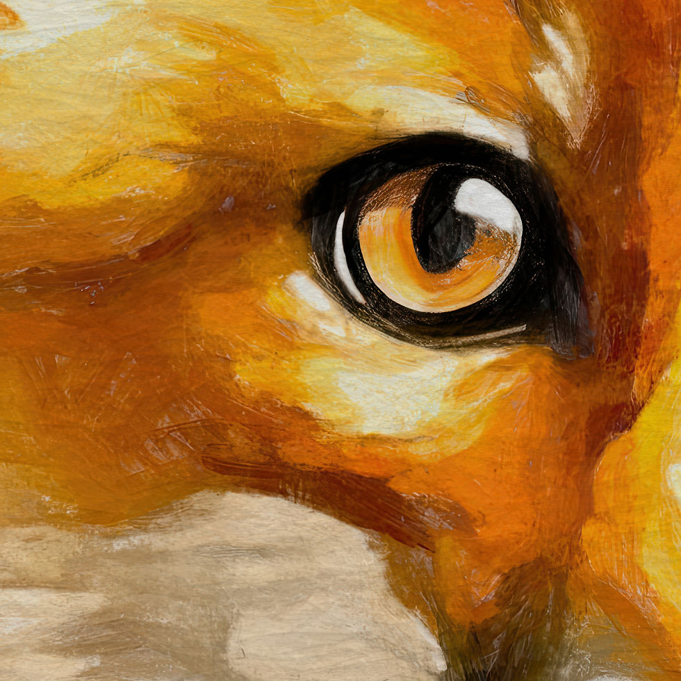 Thumbnail: Red Fox Artwork Eye