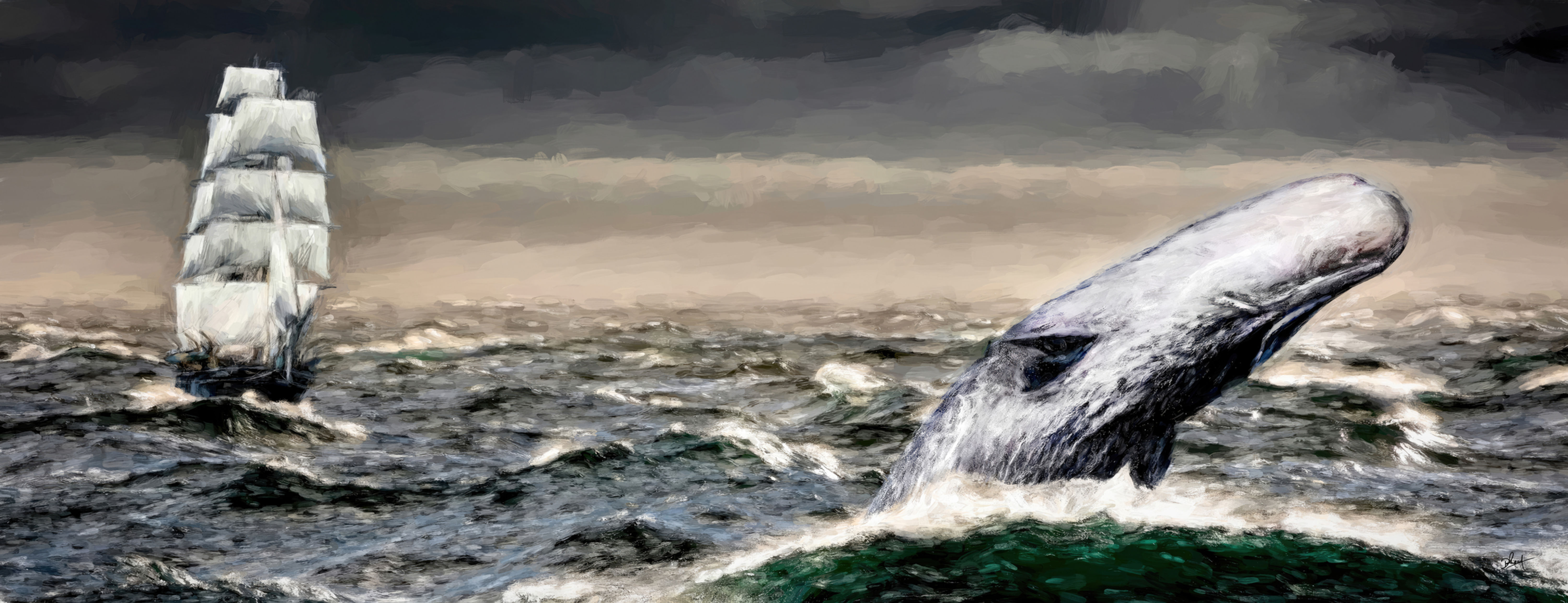 moby dick artwork