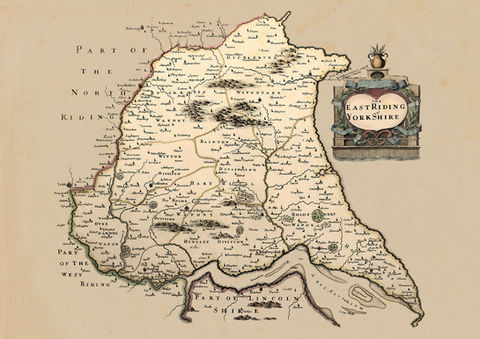 East Riding Map 1695