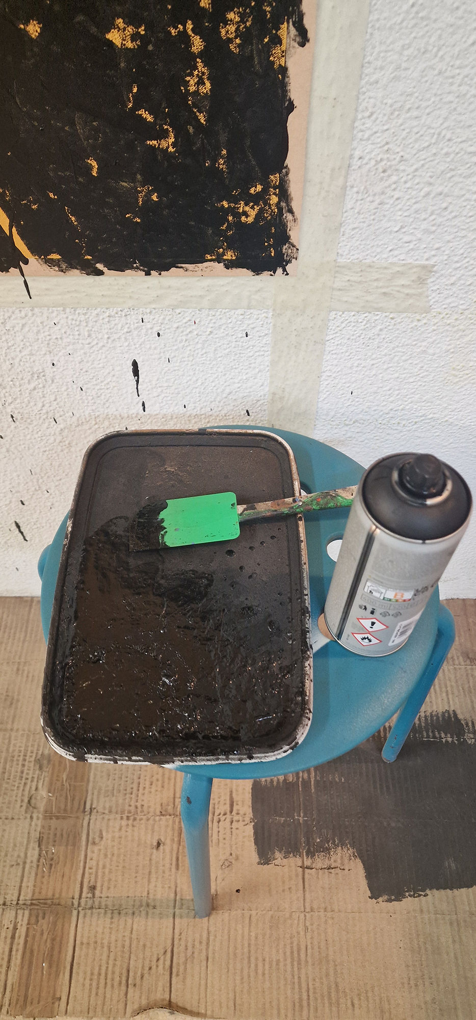 Thumbnail: Storm in Her Eye (Spray on Canvas XXXL Size)