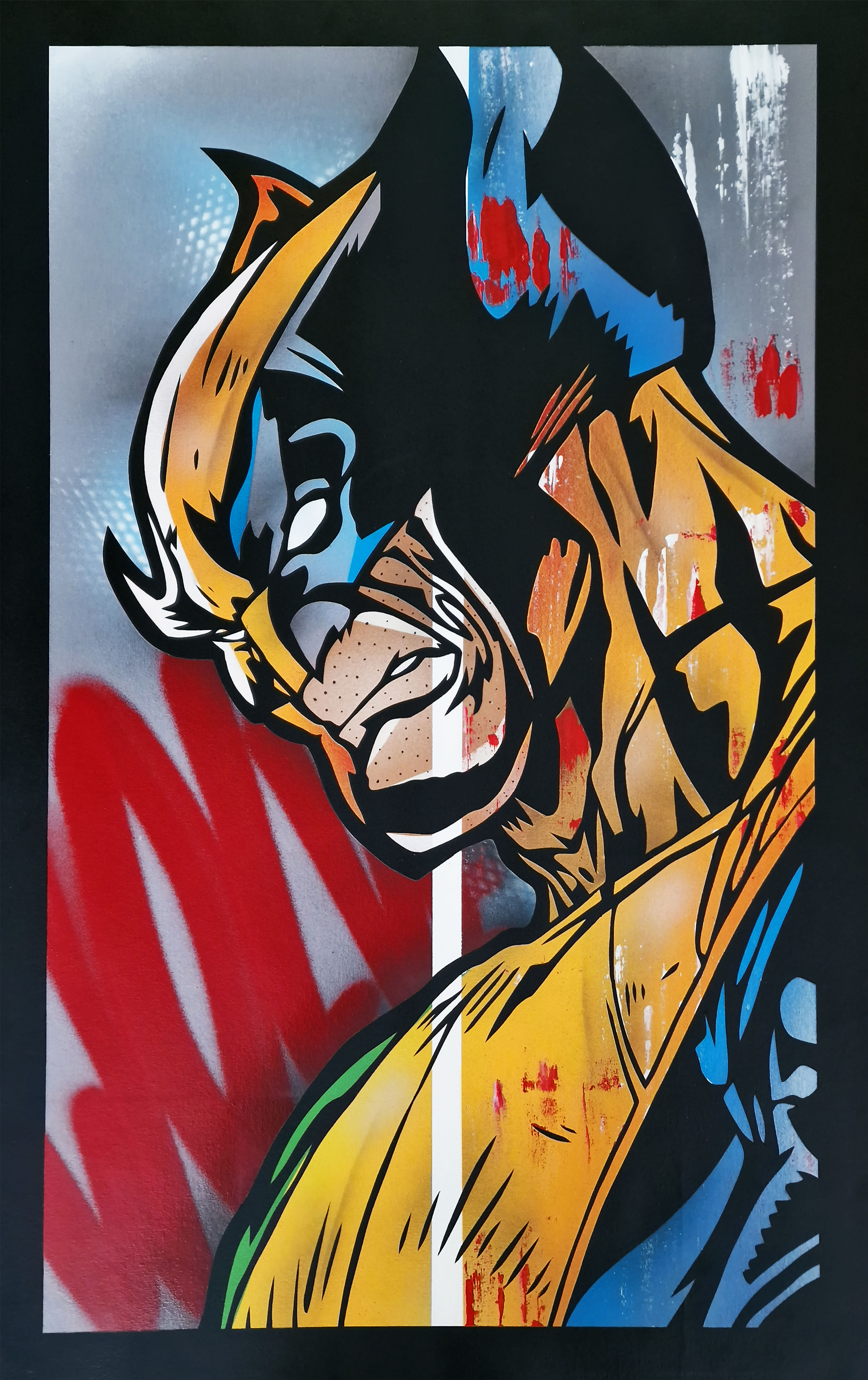 Verine W (Spray on Canvas)