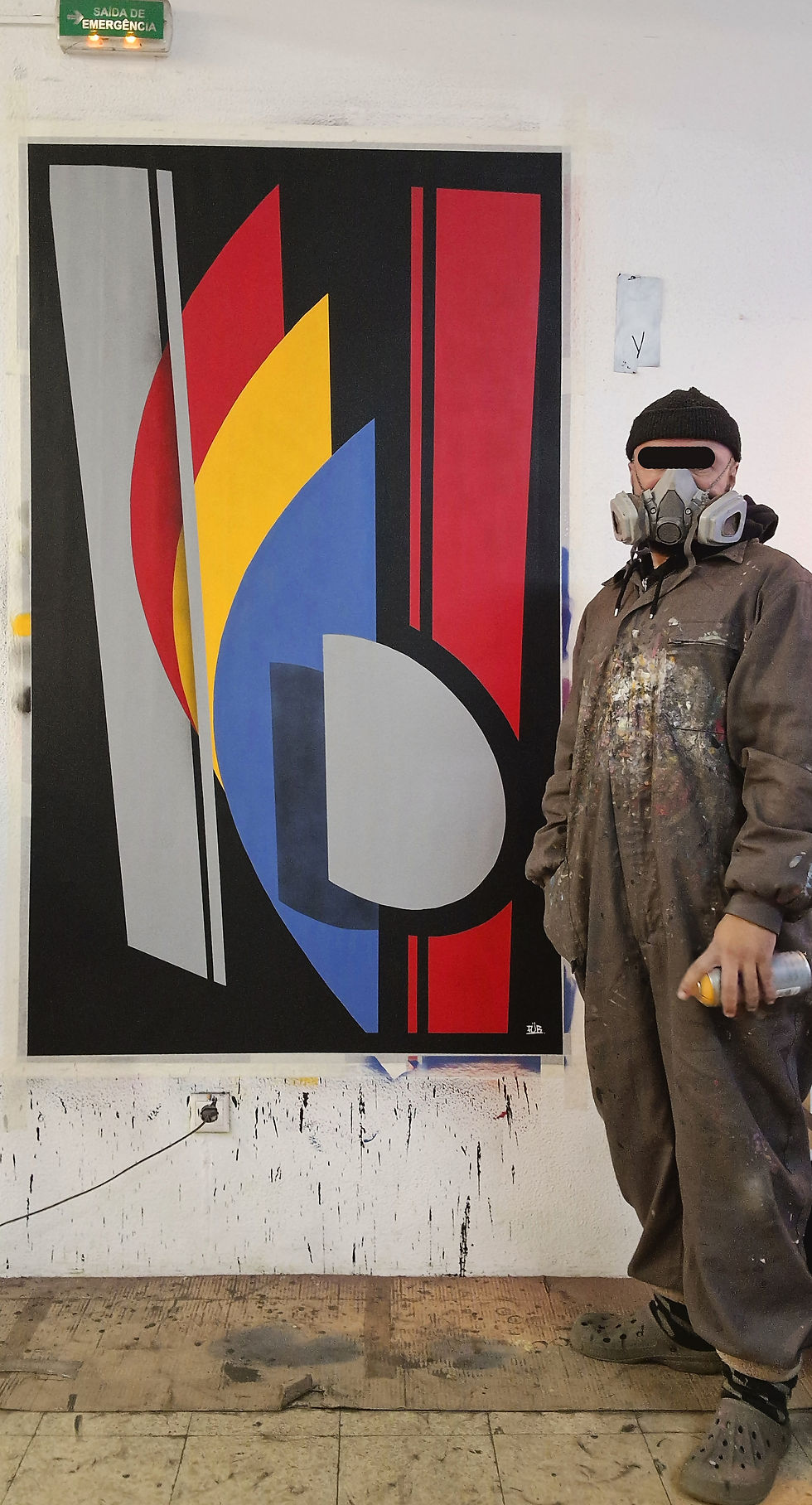 Thumbnail: Geo Pulse (Spray on Canvas XXXL Size)