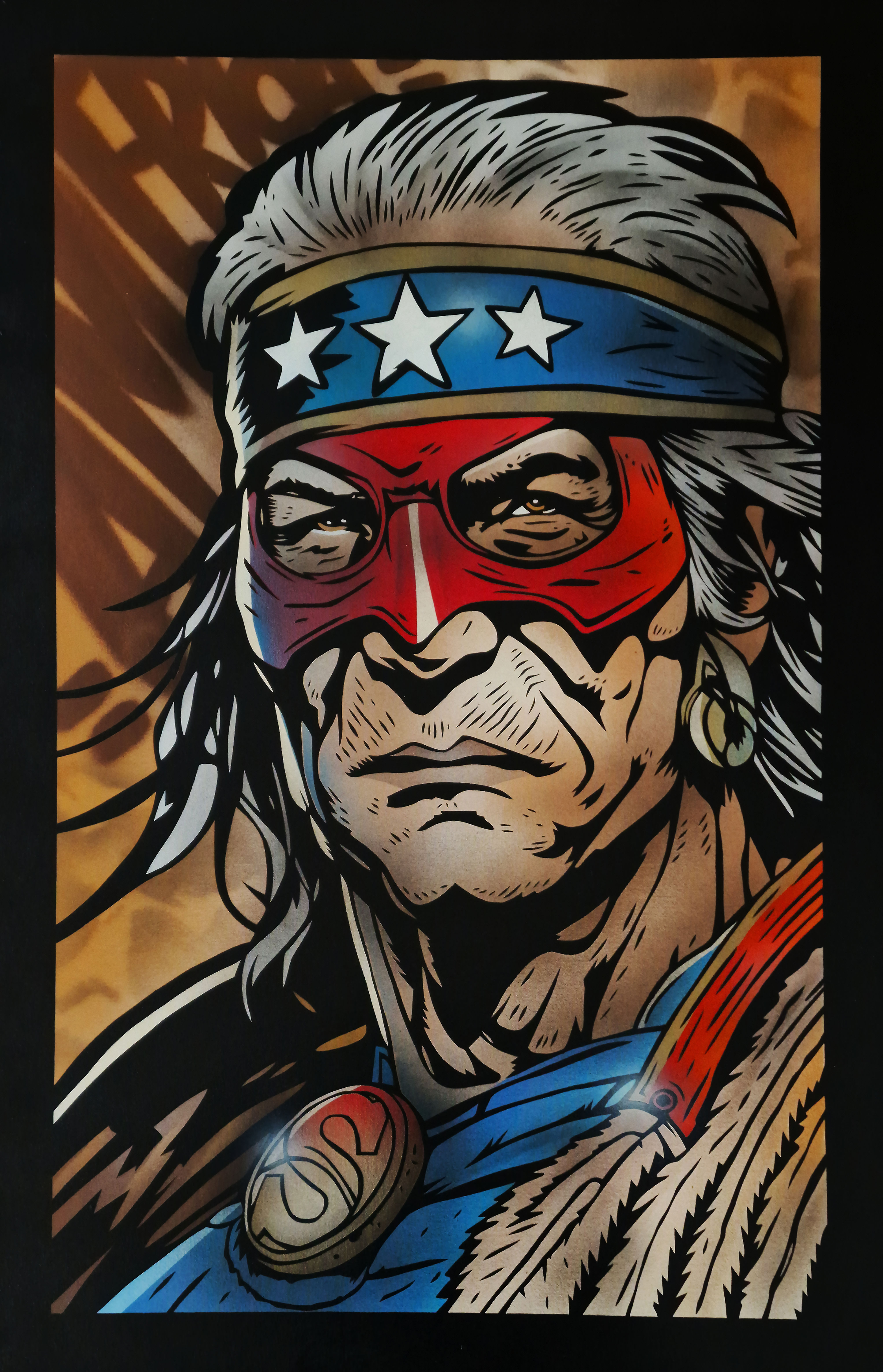 Supreme Eagle (Spray on Canvas)