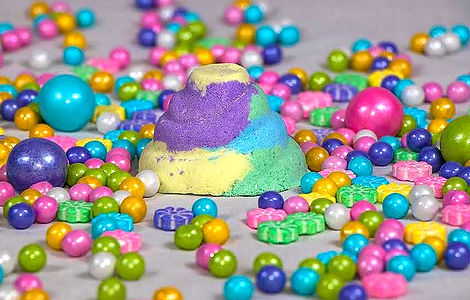 Unicorn Poop Bath Bomb