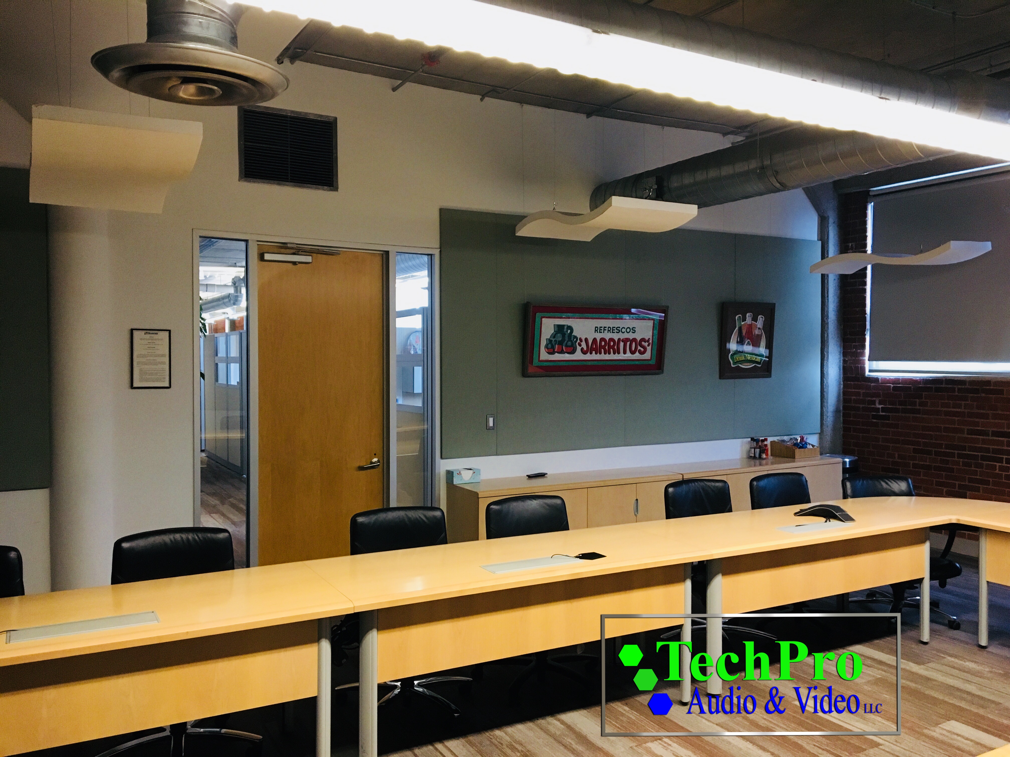 acoustic clouds installation