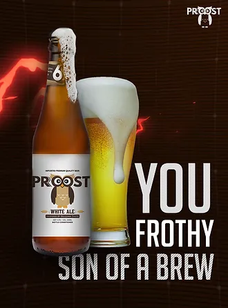 Proost 69 Port Darker malts will produce darker beers.69 nearly all beer includes barley malt as the majority of the starch. proost 69 port