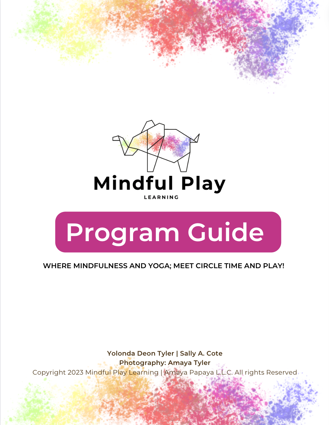 Mindful Play Learning Program Guide