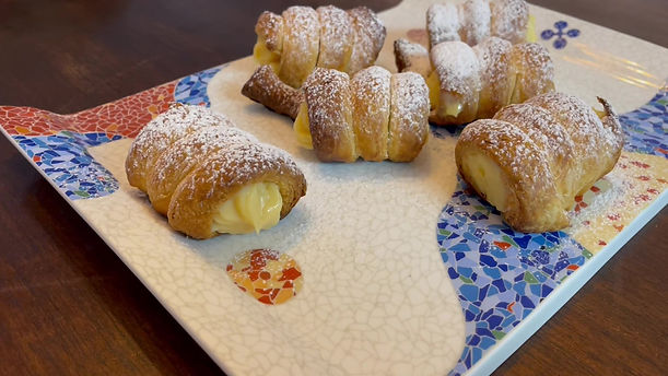 También se rellenan con dulce de leche