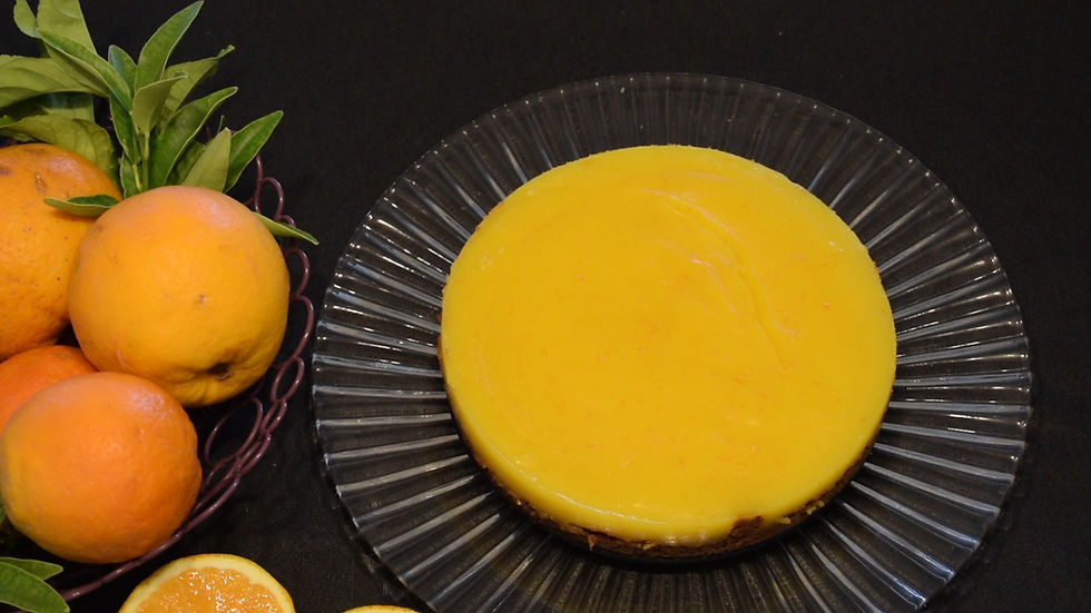 Una combinación perfecta de base crujiente y una crema de naranja aterciopelada
