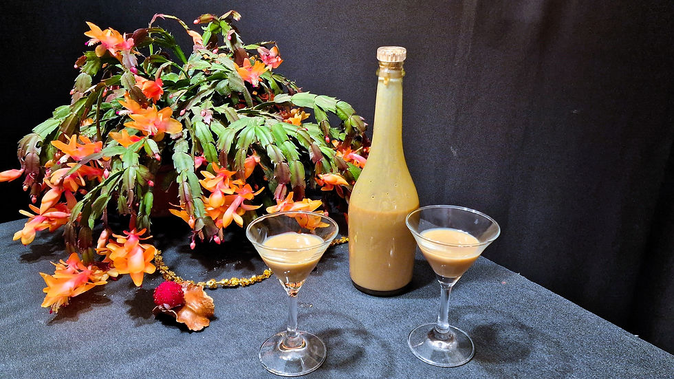 Un licor cremoso con sabor a café y brandy
