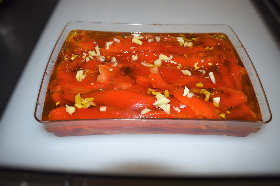 Con pimientos asados una deliciosa receta para acompañar todo tipo de comidas