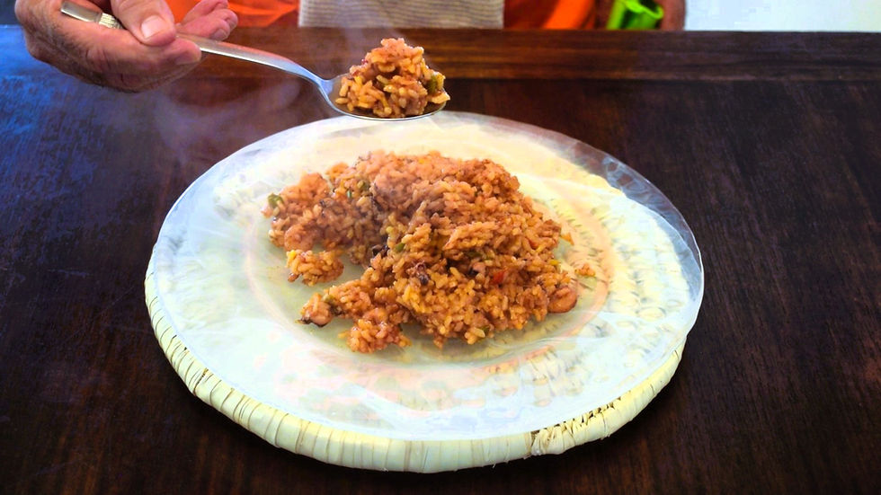 Arroz meloso con mucho sabor a mar