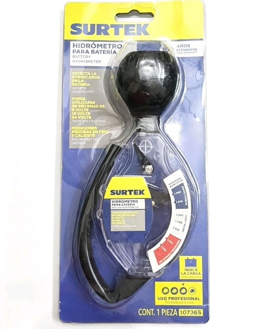 Miniatura: DENSIMETRO PARA BATERIA DE PLASTICO, 107365, SURTEK
