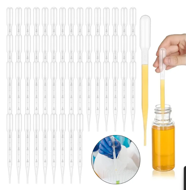 Miniatura: PIPETAS GOTERO PLÁSTICAS DE TRANSFERENCIA BURETA,  3 ML, 50 PZA