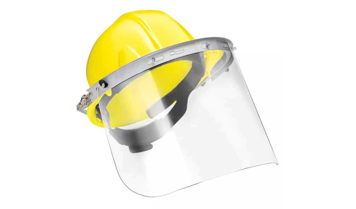 PROTECTOR FACIAL C/MICA DE POLICARBONATO TRANSP., AJUSTE MATRACA, 3-PF-300-T