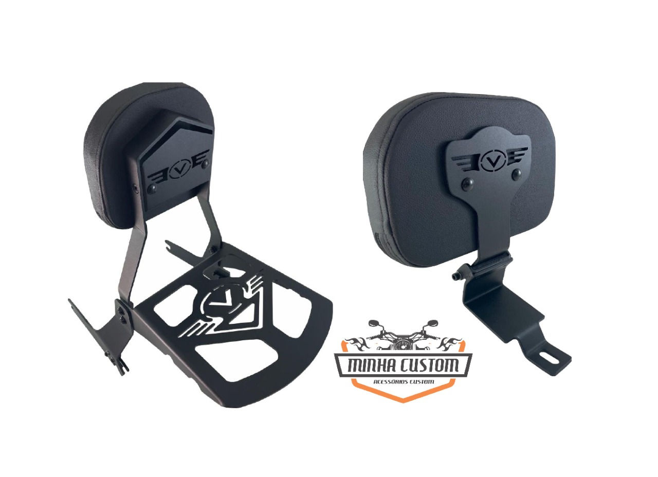 Kit Sissy Bar Destacável V + Encosto de Piloto - Vulcan 650