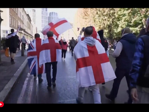 More than 100,000 attend London protest organized by far-right activist, with clashes breaking out
