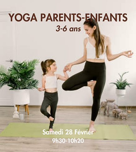 Yoga parents et enfants 3- 6 ans Alaya studio sillingy
