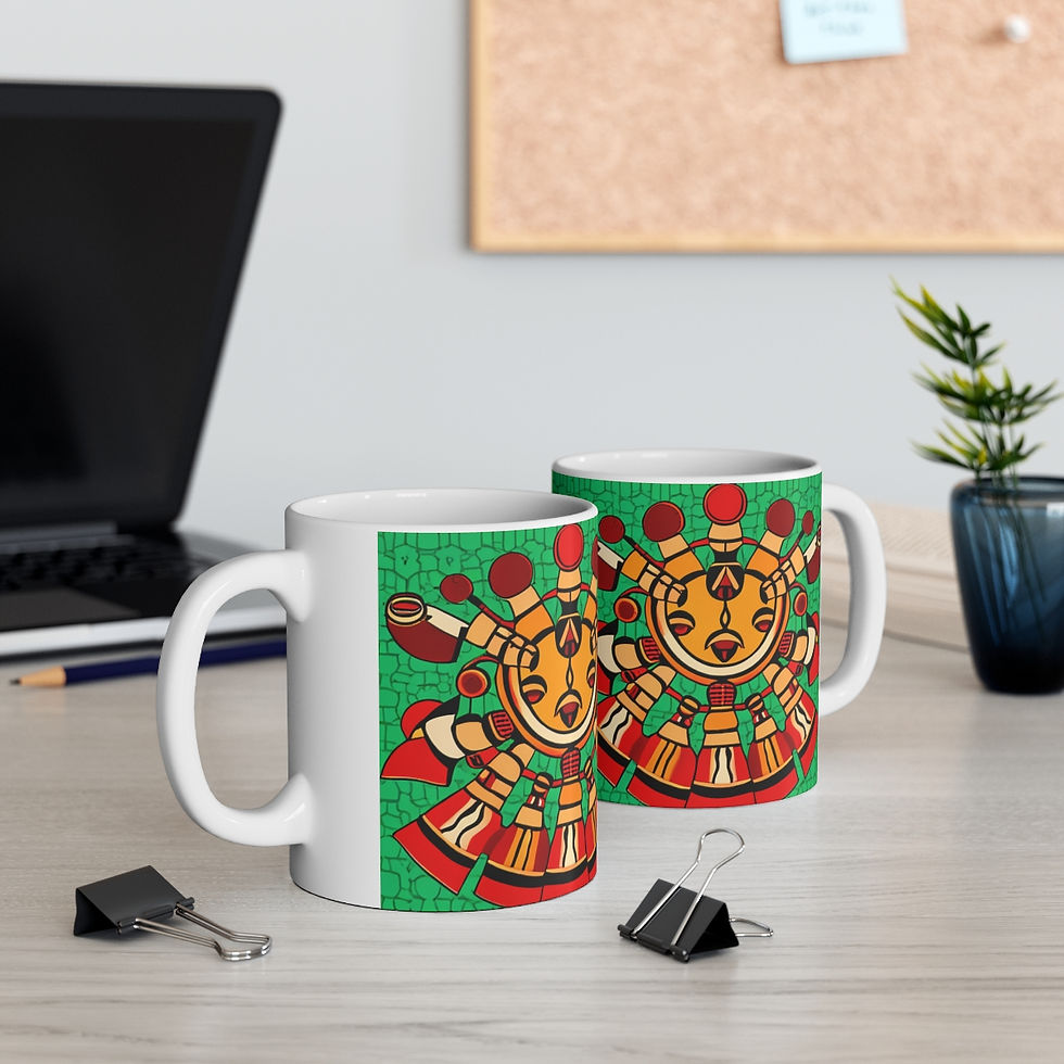 Thumbnail: Cultural Holiday Kwanzaa Celebration 11oz Ceramic Coffee Mug Decorative #1