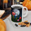 Thumbnail: Lunar Moon Scene Toadstools and Lillies #5 Mug 11oz mug AI- Unique Artwork