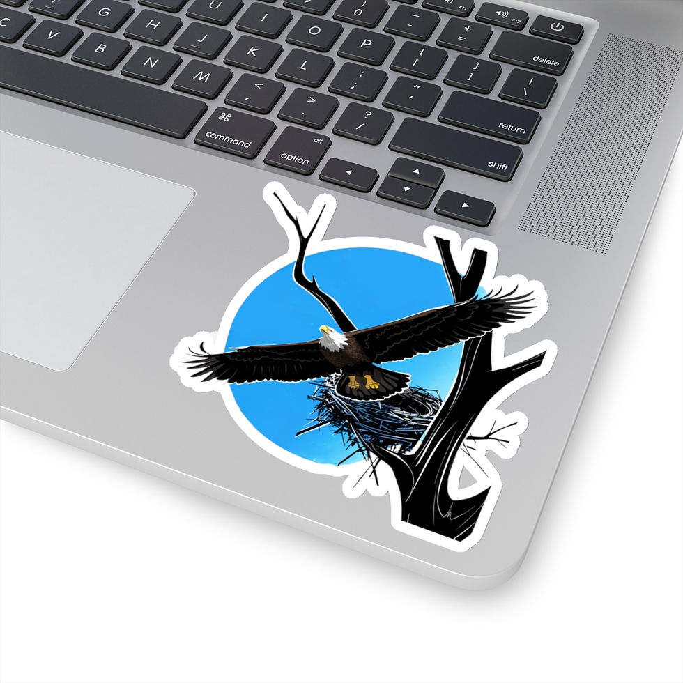 Thumbnail: Self-Love Eagles Fly Motivational Vinyl Stickers, Laptop, Diary Journal #13
