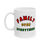Thumbnail: Family over Everything Afrocentric 11oz White Ceramic Beverage Mug Tableware