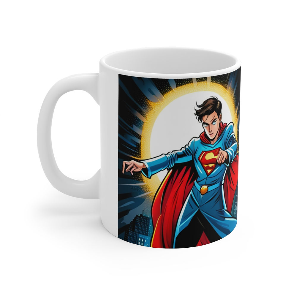 Thumbnail: My Mini Super Teenagers Fantasy Art #5 Ceramic Mug 11oz Unique Artwork