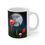 Thumbnail: Lunar Moon Scene Toadstools and Lillies #5 Mug 11oz mug AI- Unique Artwork