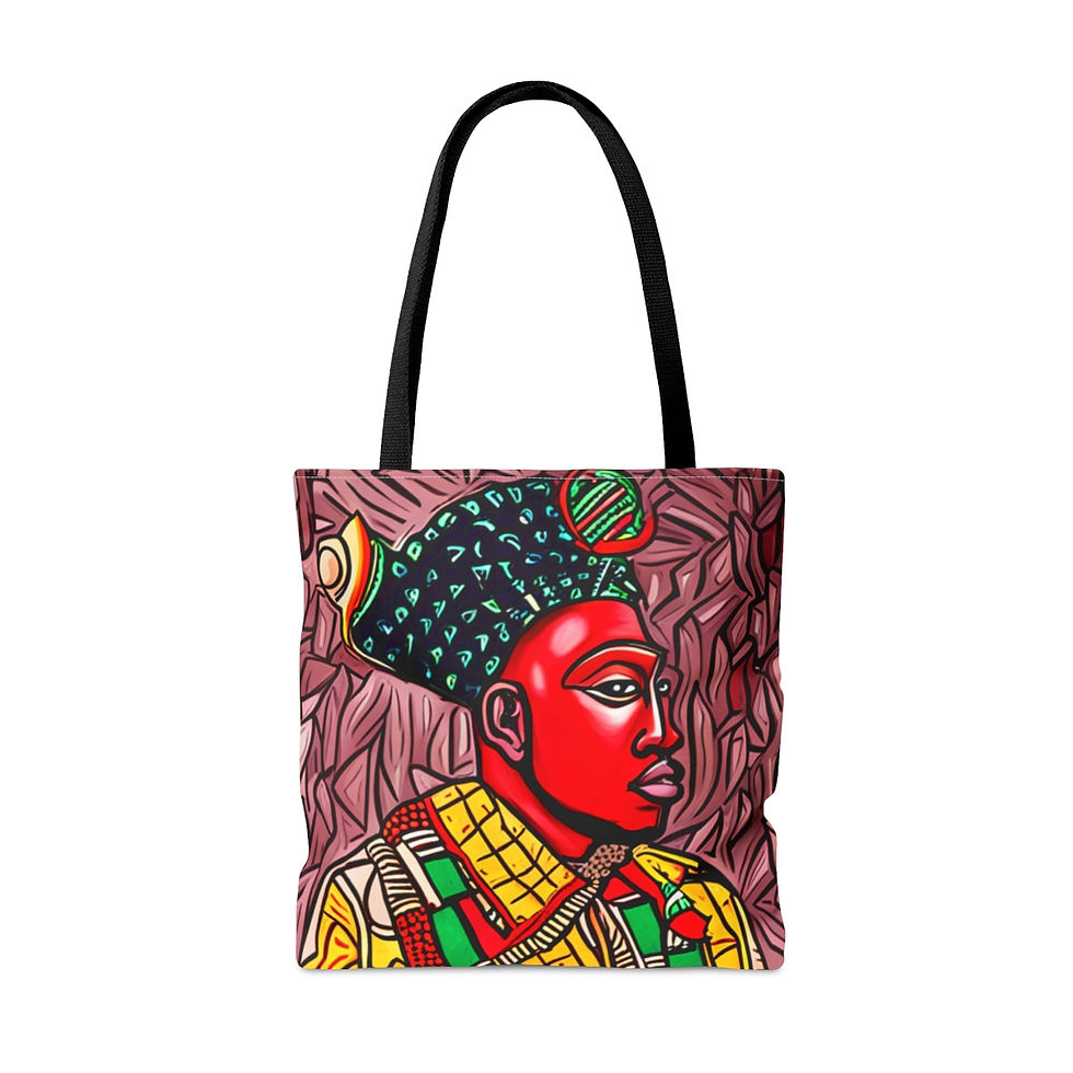 Thumbnail: African Cultural Designs #6 Decorative Tote 100% Polyester Sublimination