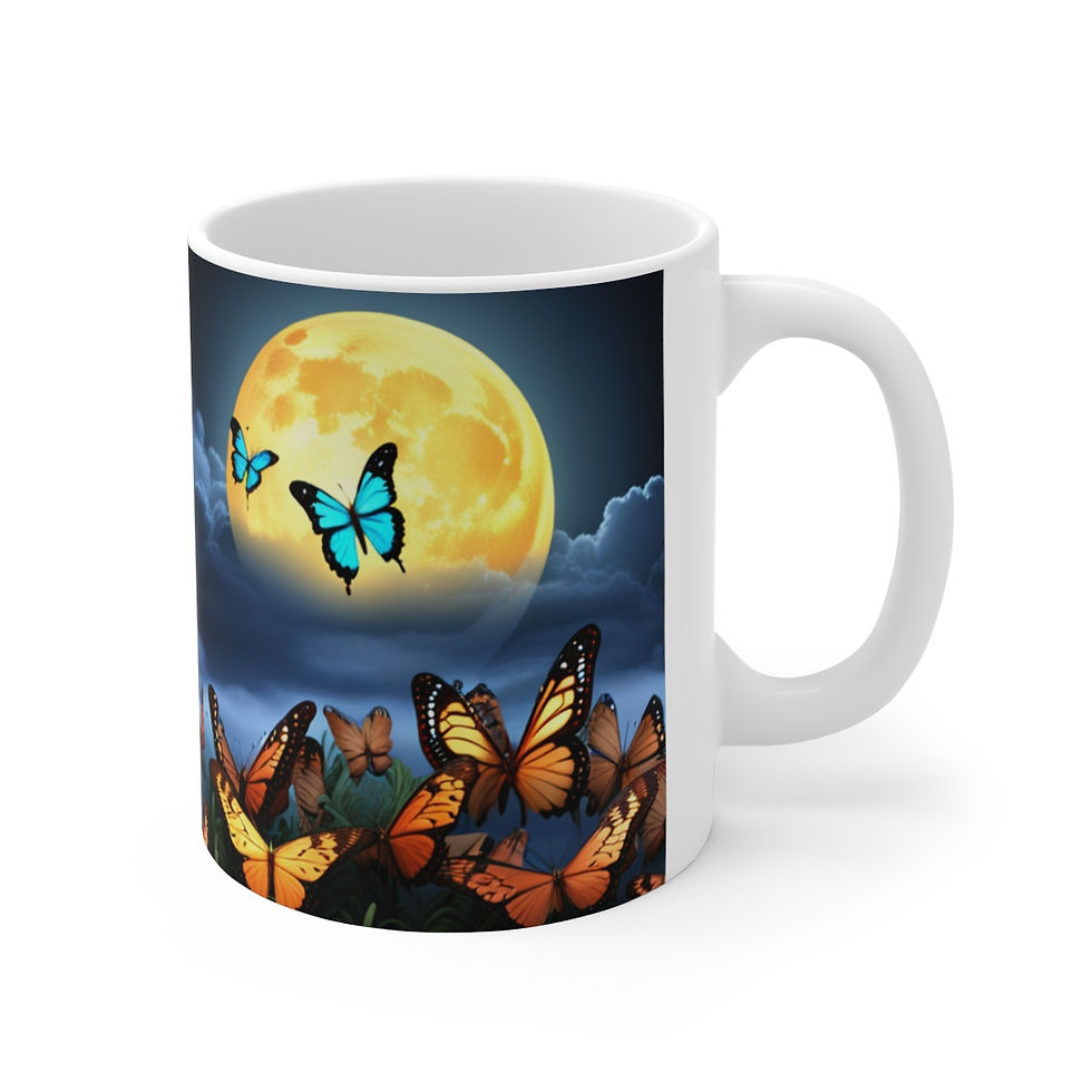 Lunar Moon Fantasy Art #11 Ceramic Mug 11oz Unique Artwork